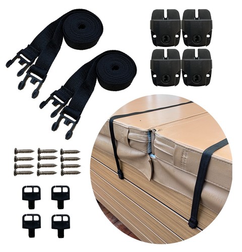 Hot tub cover - storm, straps