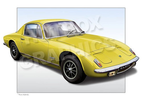 Lotus elan print - print,