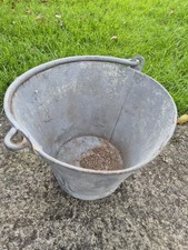 Vintage metal churn Bucket Pail