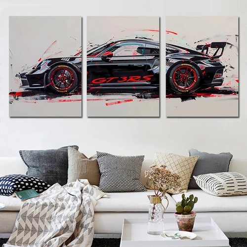 3pcs supercar canvas posters - canvas,