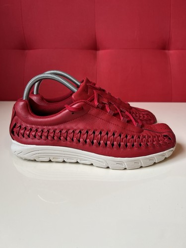 Nike mayfly woven red - red, leather