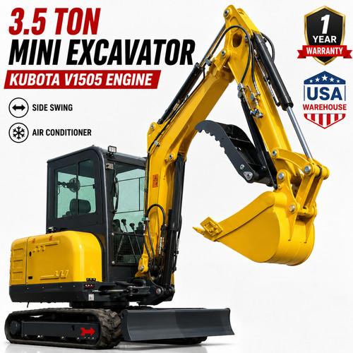 Ton mini excavator kubota - ton,