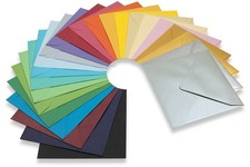 50x A5 Coloured Envelopes 152x216mm A5 Greeting Cards Wedding Party Invitations
