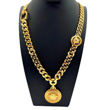 Versace Medusa Head Gold Tone