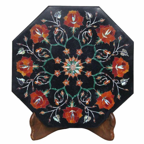 Marble side corner table - 12",