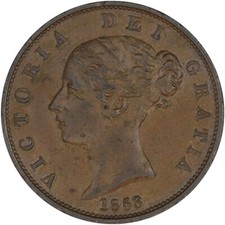 1853 Great Britain Copper Half