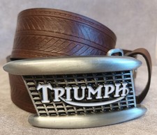 triumph motorcycle belt buckle