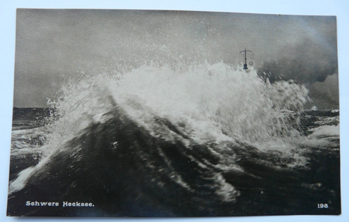 Ww1 german postcard - postcard,, marine