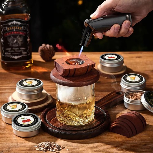 Whiskey smoker kit with - kit, torch