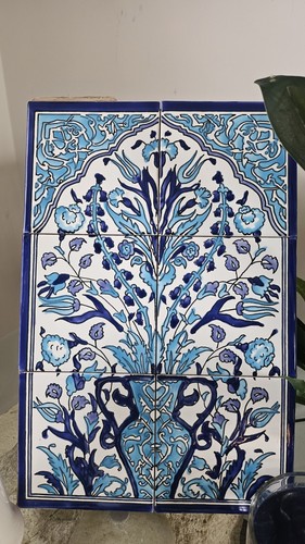 Handmade tunisian ceramic tile - handmade,