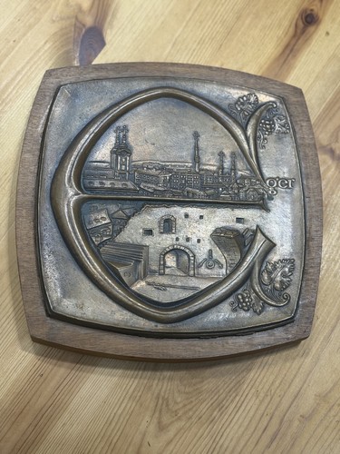 László csontos bronze relief - lászló,