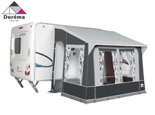 Dorema Quattro 275 Charcoal Caravan Porch Awning 25mm Steel Frame 2025 (D)