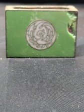 Vintage Chinese Champleve Enamel & Brass Match Safe Box With Phoenix As Is