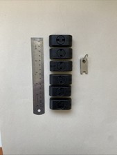 Hercules Guitar Hangar and Stand Lock. 6 Locks and One Key. Good Condition