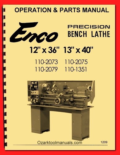 Enco 13x40 metal lathe - 12×36,