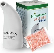 Himalayan Salt Inhaler Pipe Ceramic Filled with Pure Himalayan Salt