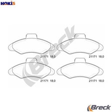 BRAKE PAD SET DISC BRAKE 21171