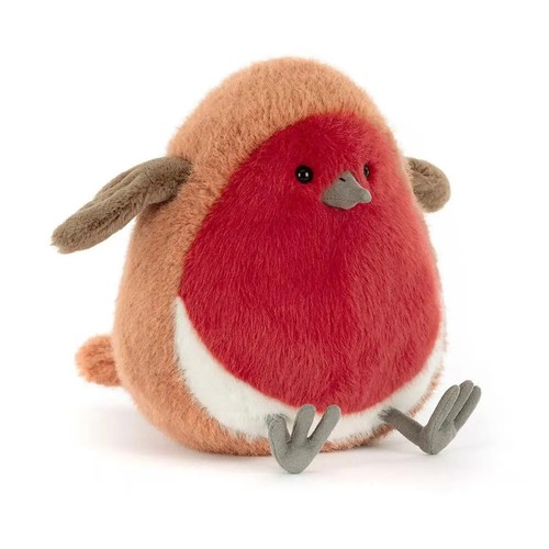 Fat robin plush - fat,