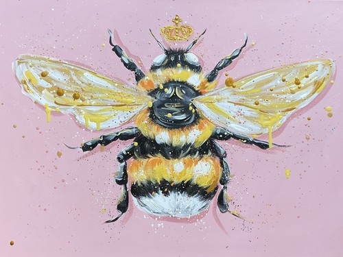 Queen bee pink original - bee,