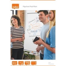Nobo Flipchart Pad Plain 650x955mm 1915100