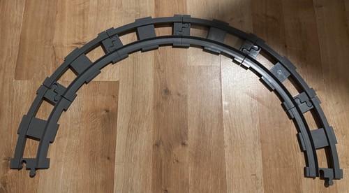 Lego duplo grey curved - 6,
