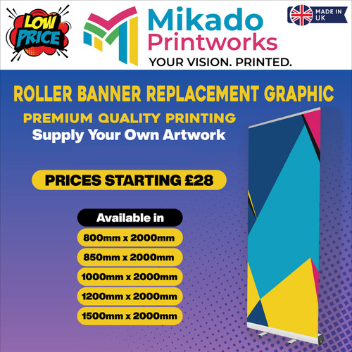 Roller banner print only your - only,