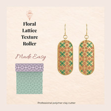 Floral Lattice Texture Roller