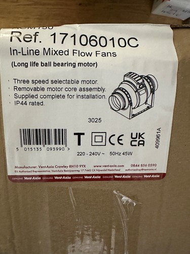 Vent axia acm150 - axia, mixed