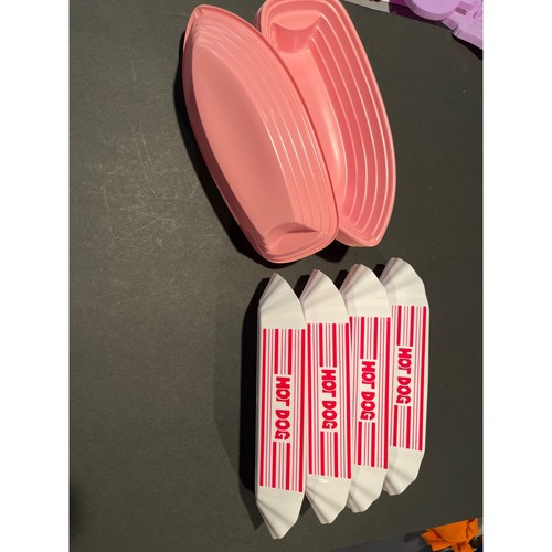Vintage style plastic hot dog - vintage,