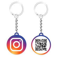 NFC Instagram Keyring With QR