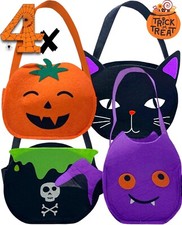 4 x Halloween Felt Character