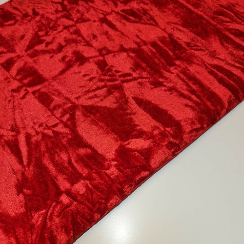 Premium crushed velvet fabric - crushed,