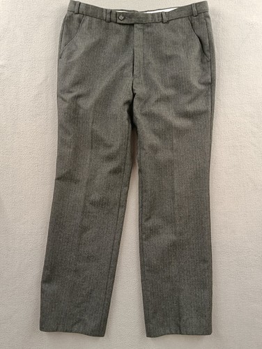 Mens wool blend smart trousers - smart,