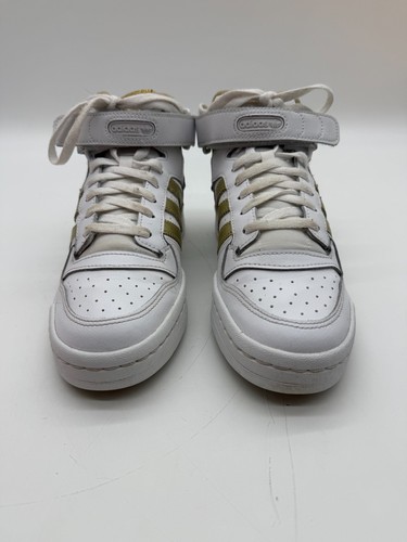 Adidas forum mid white - adidas, gold