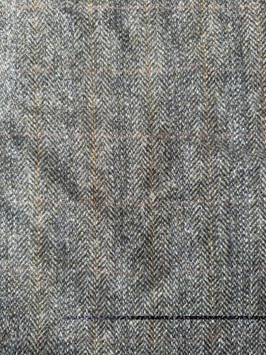 Harris tweed remnants grey - 2x,