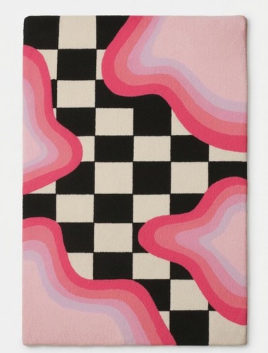 Funky checkerboard wavy - funky,