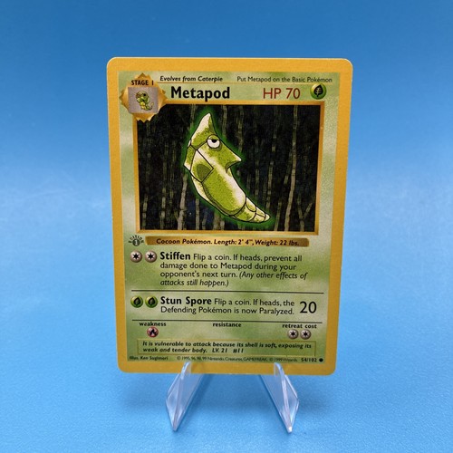 Pokemon card metapod - card,
