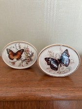 Studio Szeiler pair vintage small butterfly posy vases 1960s/70s