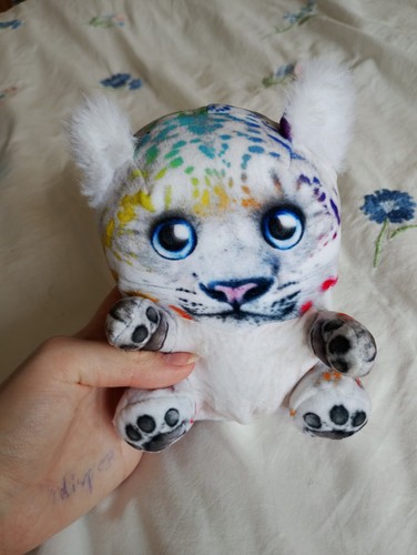 Meme cat snow leopard - meme, toy