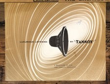 Tannoy 1966 Dual Concentric Ten Twelve Fifteen Speaker 10pg Brochure *Original*
