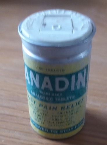 Vintage anadin pot - vintage,