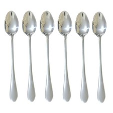 6 Long Handle Teaspoons Tea