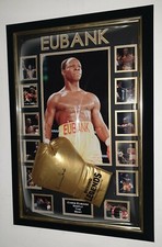 New Chris Eubank SIGNED Boxing Glove Autograph Display *** & Certificate