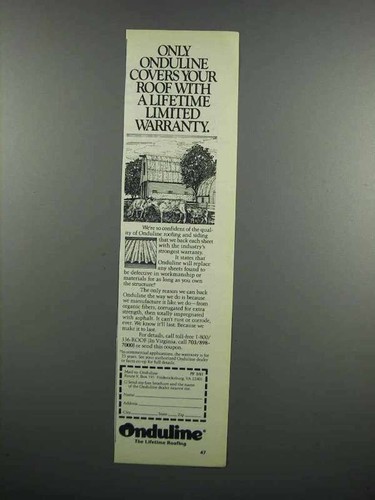 1983 onduline roofing - 1983, ad