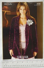 Vintage: Sirdar 8558 jacket, boa, 32-42 inch, 81-107 cm