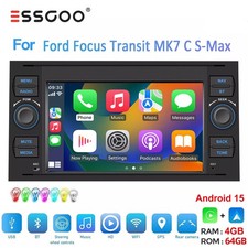 4+64G Android 15 For Ford Transit Mk7 Apple CarPlay Car Stereo BT GPS Radio SWC