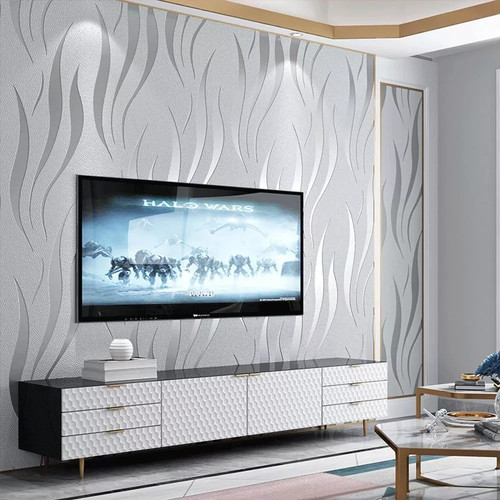 Damask wave wallpaper - 9.5m, 3d
