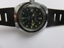 Vintage Mortima Super 28 Waterproof 100% Diver Date Mens Watch.