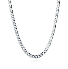 Silver 925 Curb Chain 2mm Mens