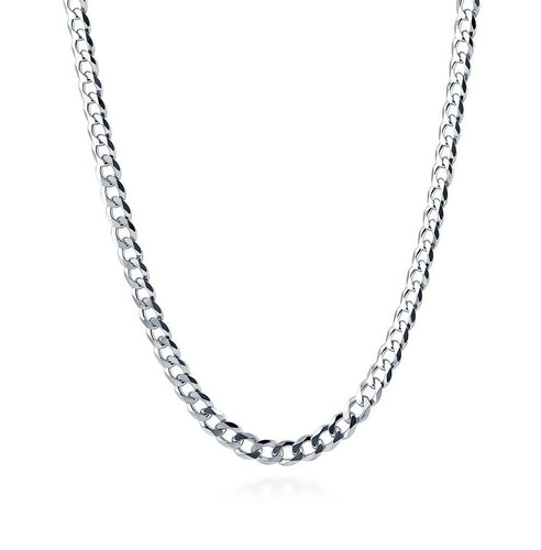 Silver 925 curb chain 2mm - silver,